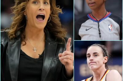 Stephanie White Explodes With Fury After WNBA Referees Accused of Rigging Game to Target Caitlin Clark for Injury!  In a sh0cking turn of events, Indiana Fever head coach Stephanie White couldn’t hold back her outrage after controversial officiating left Caitlin Clark exposed to dangerous play—again. Accusations are flying that WNBA referees are turning a blind eye, putting Clark’s safety at risk. What did Coach White say in her furious postgame rant, and could this scandal rock the league? The details behind the drama are more explosive than anyone expected!