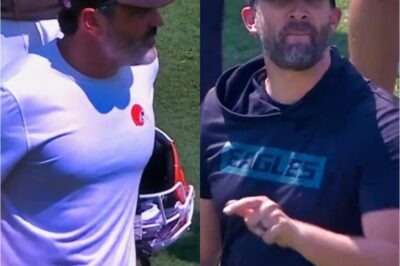 VIDEO: Cameras Caught Kevin Stefanski & Nick Sirianni Going At It From The Sidelines After The Eagles HC “Iced The Kicker” During Preseason Game