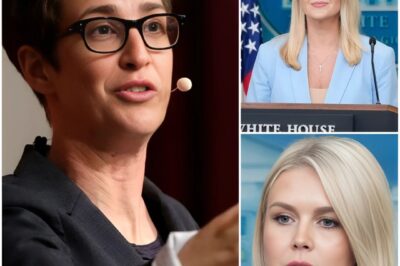 THIS JUST HAPPENED Rachel Maddow Delivers a Debate Masterclass—Karoline Leavitt Left Speechless After Stunning On-Air Reveal What began as a routine televised debate quickly turned into broadcast history. Karoline Leavitt came out swinging—armed with facts, rapid-fire rebuttals, and an icy confidence that kept the moderator on their toes. But no one was ready for Rachel Maddow’s next move. Maddow didn’t interrupt or raise her voice. She sat in silence, calm and unflinching, her composure almost unsettling. Then, without warning, she dropped a revelation that no one saw coming. Karoline froze—her usual quick wit nowhere to be found. The studio didn’t just go quiet; it went absolutely still. Viewers are calling it “the coldest, cleanest takedown in American broadcast history.” So what did Maddow unveil that left one of politics’ sharpest young voices completely speechless in under a minute? The answer is breaking the internet—and changing the debate game forever