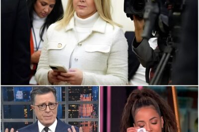 COLBERT’S FATAL SENTENCE: SUNNY HOSTIN LEFT SPEECHLESS AS KAROLINE LEAVITT DROPS $800M ‘THE VIEW’ LAWSUIT BOMBSHELL! TV history was made when Stephen Colbert delivered one devastating line that left The View’s Sunny Hostin utterly speechless—right as news broke of Karoline Leavitt’s jaw-dropping $800 million lawsuit against the show. The tense moment unfolded live, with the audience holding its breath and the internet exploding in speculation. What exactly did Colbert say that brought the conversation to a standstill? How did Sunny react? And what’s really behind Leavitt’s headline-grabbing lawsuit targeting one of America’s biggest talk shows?