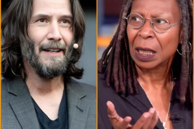 “ARE YOU SERIOUS?” Keanu Reeves ignited a live TV firestorm when he refused to hand Whoopi Goldberg the Lifetime Achievement Award, stunning millions with five chilling words: “SHE’S NOT WORTHY OF THIS.” In front of a star-studded crowd, he stepped back from the podium and doubled down: “YOU DON’T CELEBRATE SOMEONE WHO’S BURIED THE TRUTH FOR DECADES.” The room froze. Gasps erupted. Applause died mid-clap. What was meant to be a night of honor turned into a brutal reckoning as Reeves dismantled the moment, live and unfiltered. “THIS INDUSTRY KEEPS HANDING OUT AWARDS TO PEOPLE WHO’VE LOST THE PLOT—WELL, NOT ON MY WATCH,” he added, locking eyes with the stunned audience. In seconds, the celebration turned into confrontation. The fallout was immediate. The message was thunderous: Keanu didn’t just refuse—he EXPOSED. Meanwhile, Whoopi Goldberg’s reaction surprised fans, as she said that….
