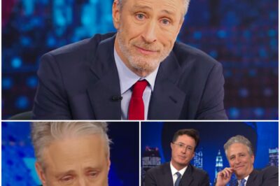 “IT’S NOT ABOUT THE ART ANYMORE. IT’S ABOUT CONTROL” Jon Stewart Drops Ominous TRUTH On Daily Show Fate Amid Stephen Colbert Chaos Jon Stewart just shattered late-night TV’s calm with a chilling warning: the fate of The Daily Show is no longer about creativity—it’s about who holds the reins. As Stephen Colbert’s world spins into chaos, Stewart’s words are sparking urgent questions: Who’s really in charge? And what does this mean for comedy’s future?