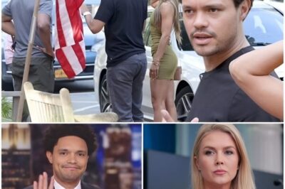 Mic Drop Mayhem: Karoline Leavitt SHREDS Trevor Noah Live—Leaves Him Speechless and the Studio Stunned!   Nobody saw it coming—Karoline Leavitt took Trevor Noah to task and roasted him so hard, he looked like a clueless fool on his own show. In just thirty seconds, she flipped the script, left the crowd in stunned silence, and wiped that smug grin right off Noah’s face. Cameras caught every brutal second as egos got wrecked and fans went wild. Was this the most savage takedown in live TV history? Social media is still reeling, and everyone’s asking: Did Trevor just get totally humiliated on his own turf?T