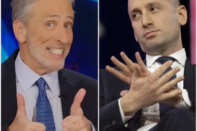 ‘IF DICK CHENEY WERE DARTH VADER, WHAT STAR WARS CHARACTER WOULD STEPHEN MILLER BE?’ Jon Stewart CAN’T BELIEVE HOW UNIQUE Stephen Miller IS—his bold live-air statements left audiences stunned and social media ablaze!…
