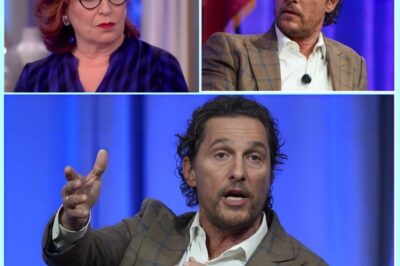 LIVE TV CHAOS: Joy Behar STORMS OFF ‘The View’ After SH0CK Clash With Matthew McConaughey As Audience Left Stunned In Total Silence