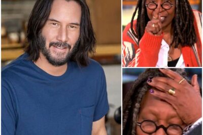“ARE YOU SERIOUS?” Keanu Reeves ignited a live TV firestorm when he refused to hand Whoopi Goldberg the Lifetime Achievement Award, stunning millions with five chilling words: “SHE’S NOT WORTHY OF THIS.” In front of a star-studded crowd, he stepped back from the podium and doubled down: “YOU DON’T CELEBRATE SOMEONE WHO’S BURIED THE TRUTH FOR DECADES.” The room froze. Gasps erupted. Applause died mid-clap. What was meant to be a night of honor turned into a brutal reckoning as Reeves dismantled the moment, live and unfiltered. “THIS INDUSTRY KEEPS HANDING OUT AWARDS TO PEOPLE WHO’VE LOST THE PLOT—WELL, NOT ON MY WATCH,” he added, locking eyes with the stunned audience. In seconds, the celebration turned into confrontation. The fallout was instant. The message was thunderous: Keanu didn’t just refuse—he EXPOSED