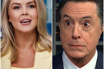 LATE-NIGHT MELTDOWN: Karoline Leavitt HUMILIATES Stephen Colbert On-Air — Audience STUNNED As Producers CUT Segment Short!