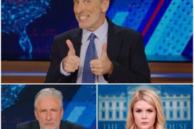 “The More She Lies, the Bigger Her Cross Gets” — Jon Stewart Roasts Karoline Leavitt in Blistering Takedown