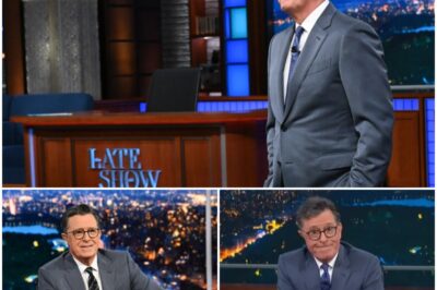 THEY THOUGHT KILLING THE LIGHTS WAS ENOUGH.  They killed the lights. He kept the cameras rolling. No crowd. No network. Just Colbert in the dark, staring straight into the lens: “They can cancel the show. But they can’t cancel me.”  Now the tapes CBS can’t find are surfacing — and what’s on them has the network in full-blown panic.