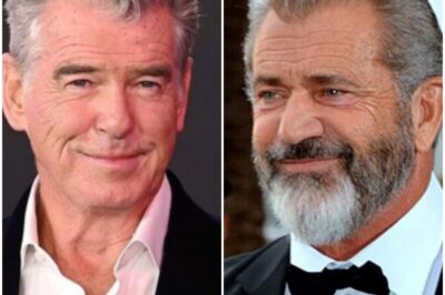 “They tried to keep men like us QUIET” – Pierce Brosnan DEFIES Hollywood elite by JOINING Mel Gibson’s controversial new ‘unwoke’ film studio, calling the move ‘a moral stand’ and hinting at secrets the industry wants BURIED for good Hollywood just got hit with a twist no one saw coming. Pierce Brosnan, once the golden face of James Bond, has stepped away from the studio system’s polished grip to align himself with Mel Gibson’s fiercely independent, unapologetically “unwoke” production house. Brosnan says the choice wasn’t just creative—it was personal. Insiders now whisper that this alliance could crack open long-suppressed truths within the entertainment industry’s power circles. What finally pushed him to break ranks after decades of silence? Don’t miss what Brosnan revealed about the betrayal he’s kept hidden for years—read the full explosive story before it disappears.