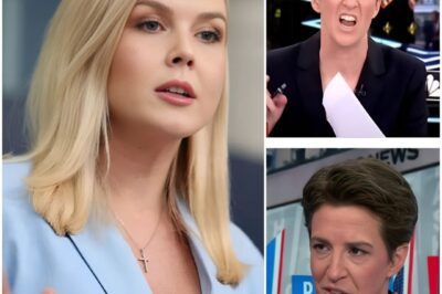 TV FIRESTORM: Rachel Maddow ERUPTS As Karoline Leavitt’s Explosive Showdown Forces Security To Intervene Live On Air — Studio Descends Into Chaos