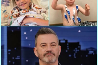 GREAT HEART: Jimmy Kimmel, in addition to his talent as a professional, is also a loving father to his family