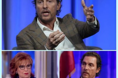 BREAKING: Joy Behar walks off ‘The View’ set…Producers ISSUE URGENT ANNOUNCEMENT after clash with McConaughey.