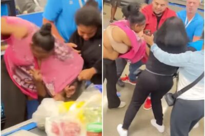 WALMART MAYHEM: Shocking Viral Video Shows Indiana Worker BEATEN by Furious Women as Co-Workers Scramble to Intervene!