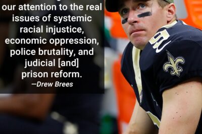 “NO KNEELING!” Trump Slams Drew Brees, But Saints Star Fires Back With Emotional Instagram Apology — Social Media Erupts As NFL Icons Weigh In On Flag, Race, And America’s Critical Crossroads  Under the Friday night lights, Drew Brees faces presidential backlash and locker room fury—until one heartfelt post flips the national conversation. Is this the moment sports and politics finally collide for real?