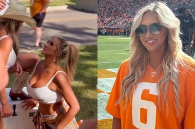 Tennessee Vols Fan Who Broke the Internet with Tailgate Video Goes Viral Again – Blasts American Airlines for Forcing Her to Butt0n Up Her Low-Cut T0p [PHOTO]