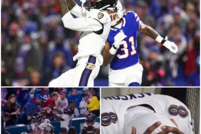 “YOU DON’T MESS WITH LAMAR!” Lamar Jackson Shoves Fan in Wild Crowd Brawl After Buffalo Bills Supporter Smacks Him and DeAndre Hopkins (VIDEO)