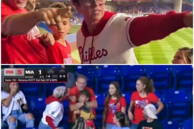 We’ve Got The Phillies ‘Karen’ Snatching a Kid’s Home Run Ball in 4K — Stadium Erupts, Internet Explodes, Marlins Save the Day With Heartwarming Twist!
