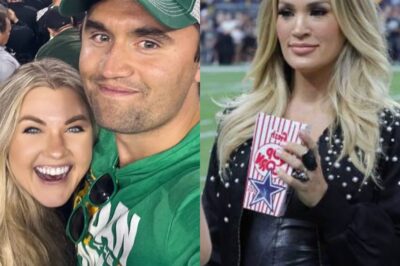 Carrie Underwood’s reaction said it all — pure joy and pride. When she heard about Turning Point USA’s “All American Halftime Show,” the country icon lit up, calling it “the greatest show ever” and “a celebration of who we are.” Her words brought the crowd to its feet — and the internet along with it. Click to see the moment Carrie’s patriotic passion stole the spotlight.
