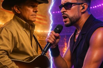 “COUNTRY KING VERSUS LATIN ICON — WHO SHOULD OWN THE HALFTIME?” The Internet is on fire — not because of a touchdown, but because of a petition. More than 15,000 people have signed a growing call to replace Puerto Rican rapper Bad Bunny with George Strait, the King of Country, for the next Super Bowl halftime show. At first, it sounded like a joke. But then the comments poured in — “This show should unite America, not divide it.” Critics say Bad Bunny’s political stances and refusal to perform in the U.S. have made him a “controversial choice.” Others argue it’s time the NFL honored true American tradition — cowboy boots, guitars, and songs that speak of home. Somewhere between pride and protest, a storm is brewing. And one question echoes louder than the drums of any halftime show: Who really represents America — the rebel rapper or the timeless cowboy? ▶️Listen this song in the 𝗳𝗶𝗿𝘀𝘁 𝗰𝗼𝗺𝗺𝗲𝗻𝘁 👇