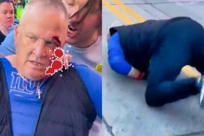 “No Kings” Protest Altercation Leaves New York Giants Fan BL00DIED After Yelling G.A.Y Slurs & Proclaiming His L0VE For Donald Trump [VIDEO]