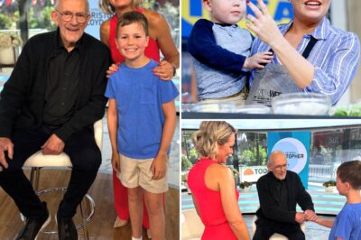 Dylan Dreyer and her son Calvin had a memorable day when he visited his mother on the set of The Today Show. During the visit, Calvin also had the chance to meet legendary actor Christopher Lloyd. The encounter quickly turned into a fun-filled conversation that lasted for hours. Shortly after, the young boy revealed a shocking dream that left the entire studio stunned