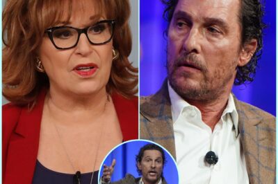 BREAKING: Joy Behar Storms Off ‘The View’ Set After Explosive Showdown with Matthew McConaughey—Audience and Co-Hosts Frozen in Shock!  Tempers Flare and Secrets Spill as Cameras Capture Every Unforgettable Moment—What Triggered Behar’s Dramatic Exit?  America Reacts to the Most Jaw-Dropping Meltdown in ‘The View’ History—You Won’t Believe What Happened Next!