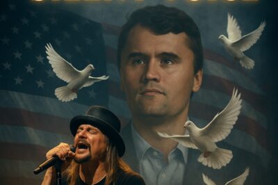 This man has lived decades on the road. Most in his position would slow down, content with platinum albums, sold-out shows, and the legend of rebellion behind them. But not him. Kid Rock could have chosen comfort, but instead he chose creation — not for fame, but for memory. When Charlie Kirk p@ssed, Kid Rock sat down and wrote a new song “Echoes of a Silent Voice” — a piece born not for charts, but for legacy. With every lyric, he carried the weight of a friend’s l!fe, a nation’s grief, and the hope that truth can outlive tragedy. He gave up ease, pushed past fatigue, and poured himself into writing, because he believes music can speak where silence cannot. This is not the story of an ordinary musician. This is the story of an artist who dares to turn loss into meaning. His name is Kid Rock. And through his song, Charlie Kirk’s voice still lives on. Read more👇