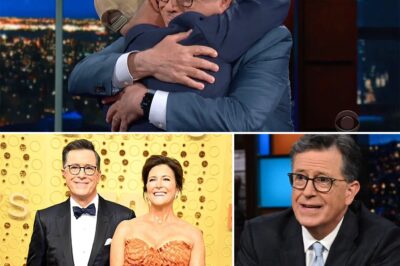 As CBS prepares to cancel The Late Show in May 2026, Stephen Colbert’s transformation from a razor-sharp satirist to television’s heartfelt “grief counselor” shines brighter than ever. His unique gift for blending laughter with deep empathy has turned every episode into a treasured moment, resonating powerfully with audiences. On air, his wife Evie McGee subtly hinted at how his emotional farewell might unfold, saying, “He’s pouring his soul into every night, treasuring each second with you.” Don’t miss the final bow of a late-night legend