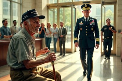 They Called Him a Fake Veteran at the Bank — Then a Furious General Walked In….