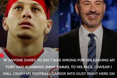 NFL EARTHQUAKE 🚨: Patrick Mahomes Erupts With Explosive Fury at Jimmy Kimmel, Dropping a Bone-Chilling Vow That Shakes the League, Stuns Fans Worldwide, and Leaves the Future of Football Hanging by a Thread 😱🔥