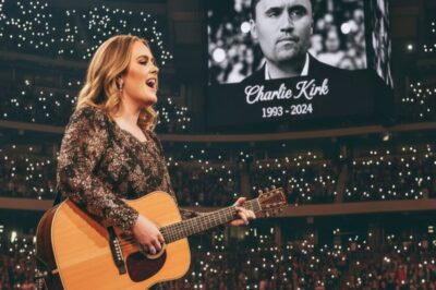 “The angels sing your name. Your stories are written in the stars—a fire that won’t wait” Adele delivers an emotional tribute with “Rest in Peace Charlie Kirk”, a heartfelt ballad honoring the legacy, memory, and eternal spirit of Charlie Kirk. With her signature soulful voice, Adele captures the pain of loss, the beauty of remembrance, and the hope of eternal peace. This powerful song blends raw emotion with uplifting resolve, reminding us that love never dies and memories live forever. 🌹✨