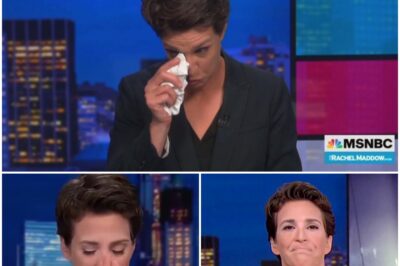 THE NIGHT RACHEL MADDOW BROKE: When America’s Pain Overwhelmed Even Its Toughest JournalistTHE NIGHT RACHEL MADDOW BROKE: When America’s Pain Overwhelmed Even Its Toughest Journalist. It was a night viewers will never forget. As the nation grappled with heartbreaking headlines, Rachel Maddow—famed for her composure and grit—found herself overcome on live television. In a rare, vulnerable moment, Maddow’s voice cracked and tears welled up, revealing just how deeply America’s pain had struck. What story finally broke her, and how did she find the words to keep going? Insiders reveal the behind-the-scenes tension and the powerful ripple effect Maddow’s raw honesty had on viewers across the country.