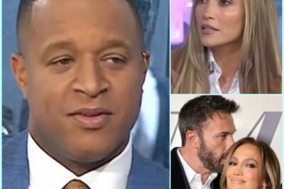 Awkward encounter on live TV as Jennifer Lopez shuts down Craig Melvin’s DIVORCE question with a cold response.