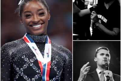 The Man Who Called Simone Biles a “National Shame” Is Gone—And Tonight, She Changed Everything  Tokyo 2021 was a turning point: Simone Biles, the world’s greatest gymnast, stepped back to protect her mental health. Pundit Charlie Kirk called her a “national shame”—words that haunted Simone for years.  But last night, under the bright studio lights, Simone finally responded. No anger, no revenge—just raw honesty and strength. Her words turned shame into inspiration, leaving the audience in tears and social media ablaze.  Athletes everywhere are calling it the bravest moment in sports. For those who witnessed it, something changed forever. This wasn’t just a comeback—it was a reckoning. From now on, “shame” means something entirely different.