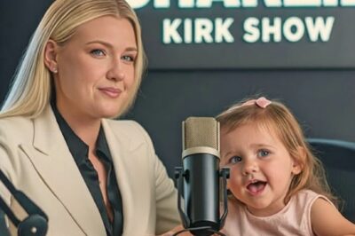 A CHILD’S VOICE OF HOPE — In a moment that brought tears to countless eyes, Charlie Kirk’s 3-year-old daughter appeared beside Erika on his show. With just seven tender words —  “Daddy’s coming to…” — she offered more than a phrase. She offered a glimpse of innocence, of healing, of the bond that even death cannot sever. It was not rehearsed, not planned, but pure truth spoken from a child’s heart. And in that fragile sentence, she reminded the world that while loss is heavy, love endures — echoing powerfully for anyone who has ever carried grief.