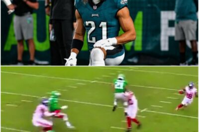 Eagles’ Sydney Brown Exposed For Delivering Flying Knee To The Head Of New York Giants Player In Shocking Scene During Game🏈💥Chaos erupted during Sunday’s matchup when cameras caught Eagles safety Sydney Brown appearing to launch a brutal flying knee straight to the head of a New York Giants player. The hit left fans and commentators stunned — with many calling for league action. Was it a reckless accident or something far more intentional? The replay has everyone talking…K