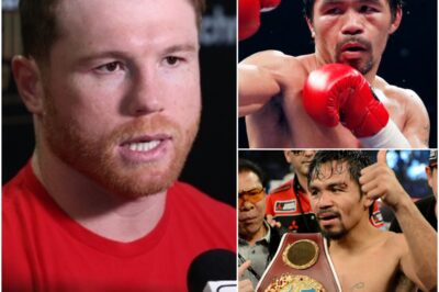 Canelo Alvarez BREAKS SILENCE With Emotional Tribute — “Manny Pacquiao Is a TRUE LEGEND Who Changed Boxing Forever!”.k