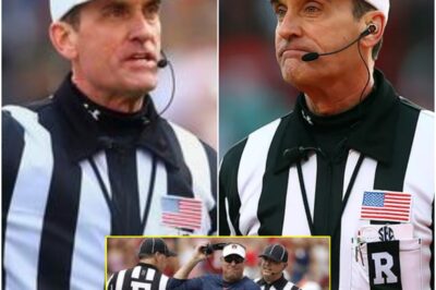 BREAKING: SEC Referee BANNED After Review Uncovers “Suspicious Calls” in Georgia vs. Auburn Showdown — Fans Demand FULL Investigation! College football is in turmoil after officials confirmed that an SEC referee has been banned following a shocking review of his controversial performance during the Georgia-Auburn game. Footage revealed a pattern of “blatantly biased” and “game-changing” calls, sparking outrage among fans and coaches alike. The league is now facing growing pressure to expose what really happened behind the whistle.k