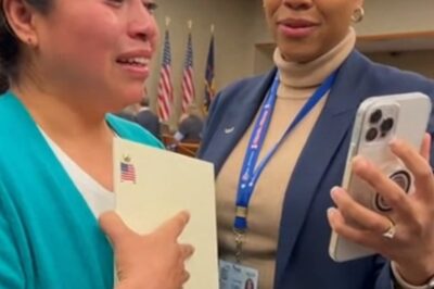 An immigrant mother cleaned offices during the day and studied English at night. On the day of her naturalization oath, she was unaccompanied. A court official saw her standing alone, so he walked over and took a picture of her with his phone. She smiled through tears: ‘Today… I am truly an American.’