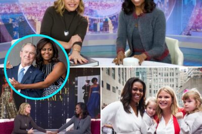 EXCLUSIVE: Jenna Bush Hager was visibly moved as Michelle Obama revealed why she feels “proud” of the daughter of former President George W. Bush.  During their heartfelt conversation, Michelle and Jenna reflected on their long-standing friendship — and touched on a special memory shared between their families that left viewers deeply moved.