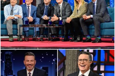 “Who Said Late-Night Was Safe?!” — Jimmy Kimmel and Stephen Colbert Shock the World by Launching Their Own Uncensored News Channel, and They’re Not Playing Nice! In a jaw-dropping twist, former late-night rivals Jimmy Kimmel and Stephen Colbert have joined forces to launch an uncensored “Truth News Channel,” declaring war on network censorship after Kimmel’s fallout over Charlie Kirk’s p@ssing. Insiders reveal the duo is drafting explosive content free from ABC and CBS control, promising shocking segments, political satire gone rogue, and celebrity reveals that could topple reputations—all while teasing a media revolution fans won’t forget… Full s.t.o.r.y below👇👇👇