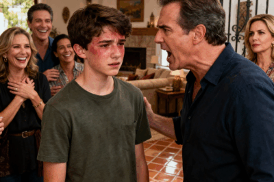 My father’s voice cracked through the living room like a whip: “You’re grounded until you apologize to your stepmom.”