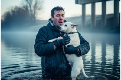 heartbreaking:The Man Who Stopped on a Bridge — And the Dog Who Held on to Him in the Freezing Water