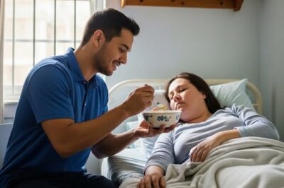 Devoted husband cared for his paralyzed wife for 5 years — but the day he forgot his wallet and returned home early, what he saw left him frozen.