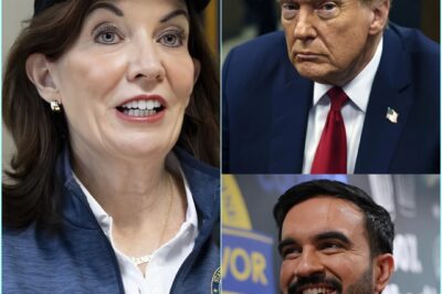 Kathy Hochul issued a bold warning to 𝐓𝐫𝐮𝐦𝐩: “I don’t care if you’re the President of the United States or not – if you dare attack Zohran Mamdani or any of our neighbors, you will wage war on 20 million New Yorkers, starting with me” – Immediately after she regretted it, 𝐓𝐫𝐮𝐦𝐩 made the decision that she would have to.