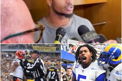 Ja’Marr Chase Caught Red-Handed Lying To Reporters After Explosive Fight With Jalen Ramsey — Fans Can’t Believe The Footage 🏈🔥Moments after his heated sideline brawl with Jalen Ramsey, Ja’Marr Chase stepped in front of reporters and gave an explanation that instantly raised eyebrows. But it didn’t take long for fans to dig up broadcast angles, slow-motion clips, and mic’d-up audio that exposed a completely different story. Now social media is calling him out, teammates are staying quiet, and the “blatant lie” he told is becoming the biggest talking point of the week.K