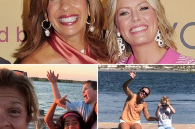 Hoda Kotb and Dylan Dreyer were spotted with their children, celebrating the bittersweet final days of summer with a fun-filled beach day. While their time together was a heartwarming display of friendship, fans couldn’t help but notice the profound sense of calm and happiness radiating from them, hinting at a shared private journey that has deepened their bond far beyond their television careers.