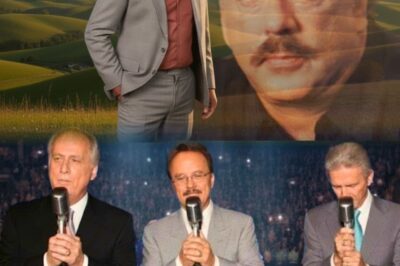 THE STATLER BROTHERS’ FINAL GOODBYE: Just three old friends, standing where it all began — in the soft light of the Statler Brothers Pavilion, Staunton, Virginia. Don Reid, Phil Balsley, and Jimmy Fortune side by side again, this time not for a concert, but for a goodbye. The air was quiet, heavy in that way it gets when love meets loss. Don’s voice trembled on the first line. Phil reached over, resting a hand on his shoulder. And Jimmy, eyes shining, carried the melody like a prayer. It wasn’t just a song — it was the sound of memory itself. The crowd rose to their feet before the final note even fell, some wiping tears, others just standing in silence. “This one’s for Harold,” Don whispered. The lights dimmed, and for a long moment, no one moved. Because everyone there knew — they had just witnessed the end of something beautiful, sung straight from the heart.