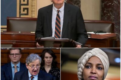 BREAKING  NEWS: Senator John Kennedy ignites Washington with a fiery ɑttack on Ilhan Omar and the “Squad,” declaring, “If you don’t love America — then leave!” His blunt message has gone viral, dividing the nation between outrage and applause.